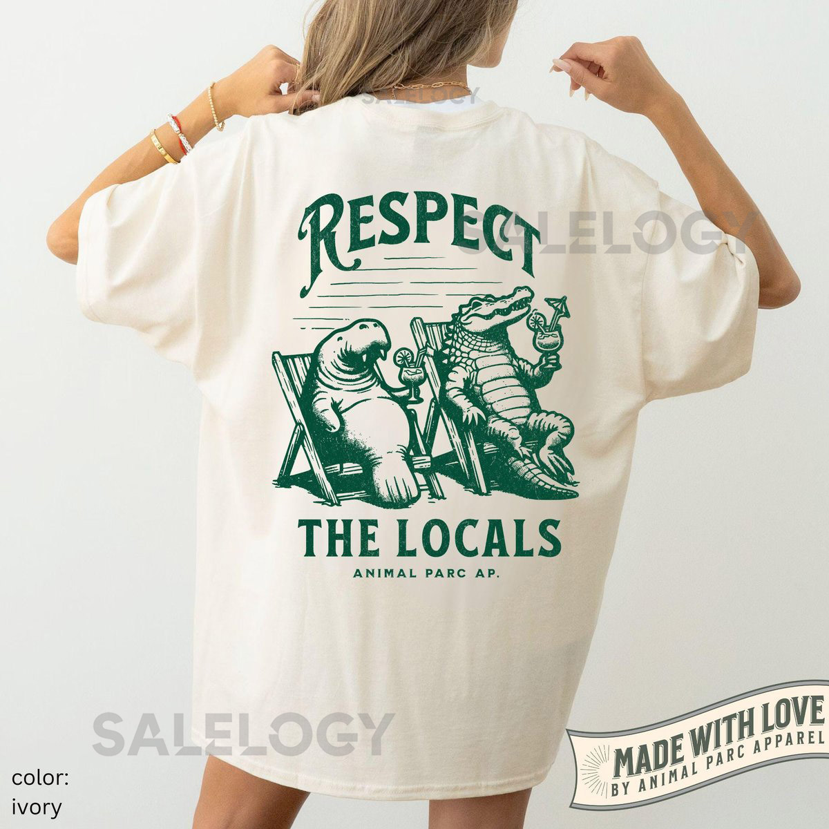 Everglades Florida Crocodile Manatee Shirt Respect The Locals Vintage T Shirt Gift Florida Lifestyle Everglades Funny Florida Tee Alligator_435