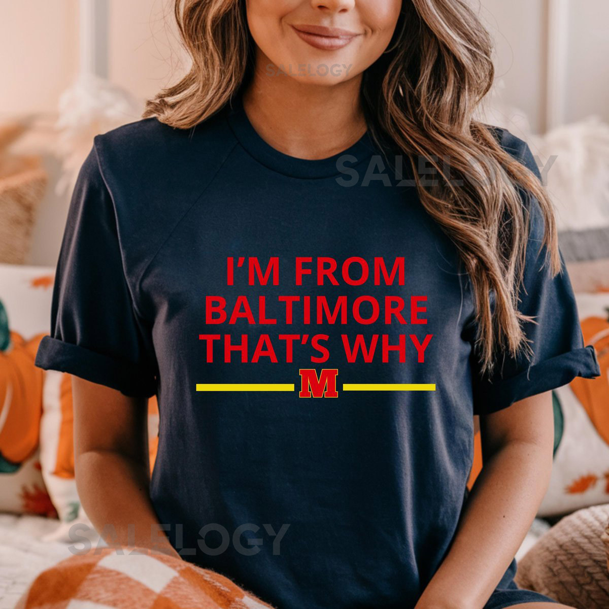 I'm From Baltimore That's Why T-Shirt Maryland Pride Shirt Baltimore Orioles Gift Funny Hometown Graphic Tee Baltimore Gift Idea_343