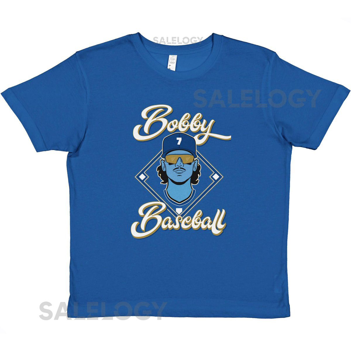 Kansas City Royals Bobby Witt Jr. t-shirt - Premium Kids Crewneck T-shirt_414