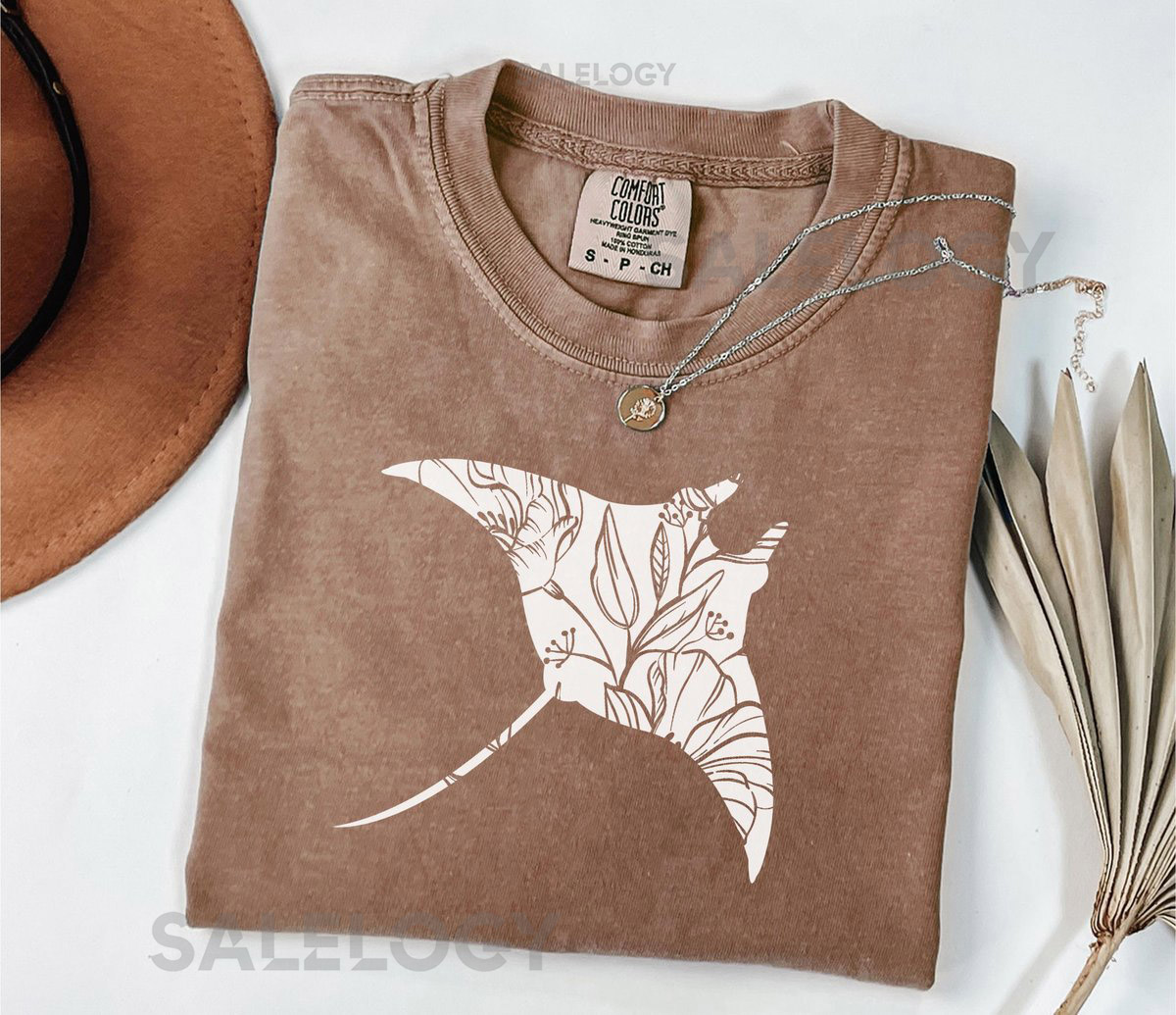Comfort Colors Floral Manta Ray Shirt Stingray Shirt Stingray Tshirt Manta Ray Gift Ocean Animal Shirt Animal Lover ShirtManta Ray Tee_369
