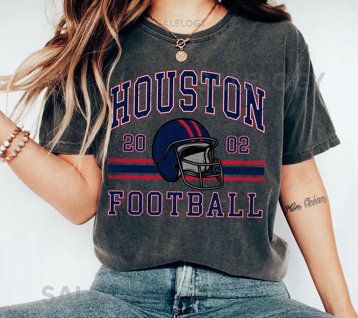 Comfort Colors Vintage Houston Texan Football T-Shirt Texan T-shirt Retro Houston Football Shirt Houston T-Shirt Houston F_77