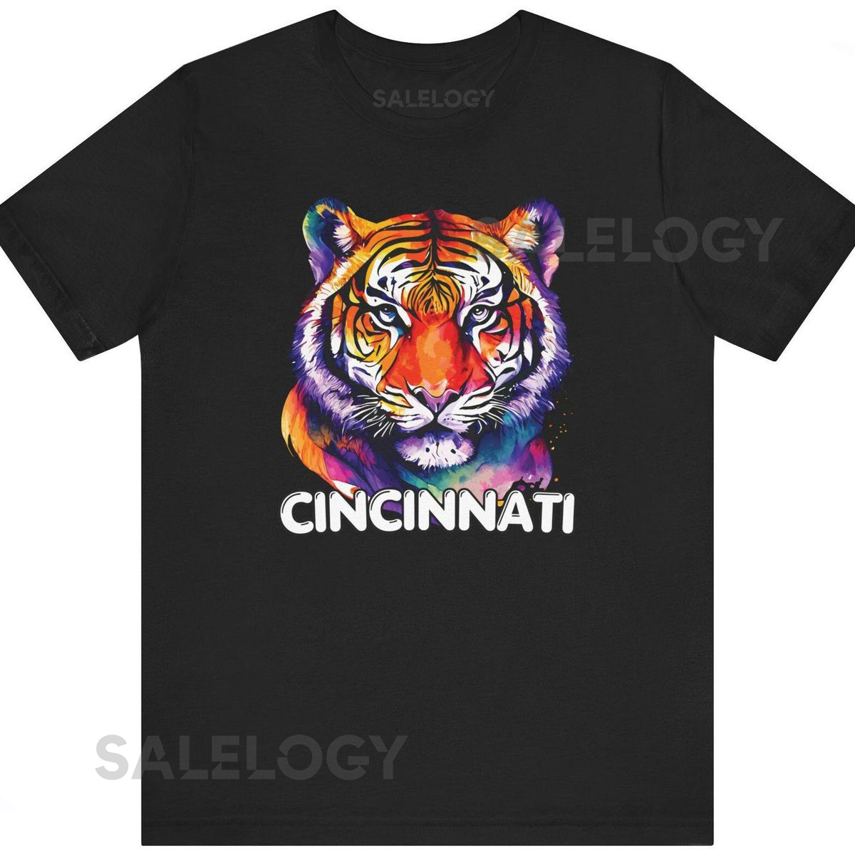 Cincinnati Bengal Tiger T-Shirt Football Fan Souvenir_482