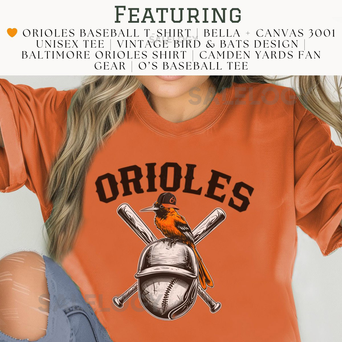 Orioles Baseball T-Shirt Unisex Tee Vintage Bird Bats Design Baltimore Orioles Shirt Camden Yards Fan Gear Os Baseball Tee_493