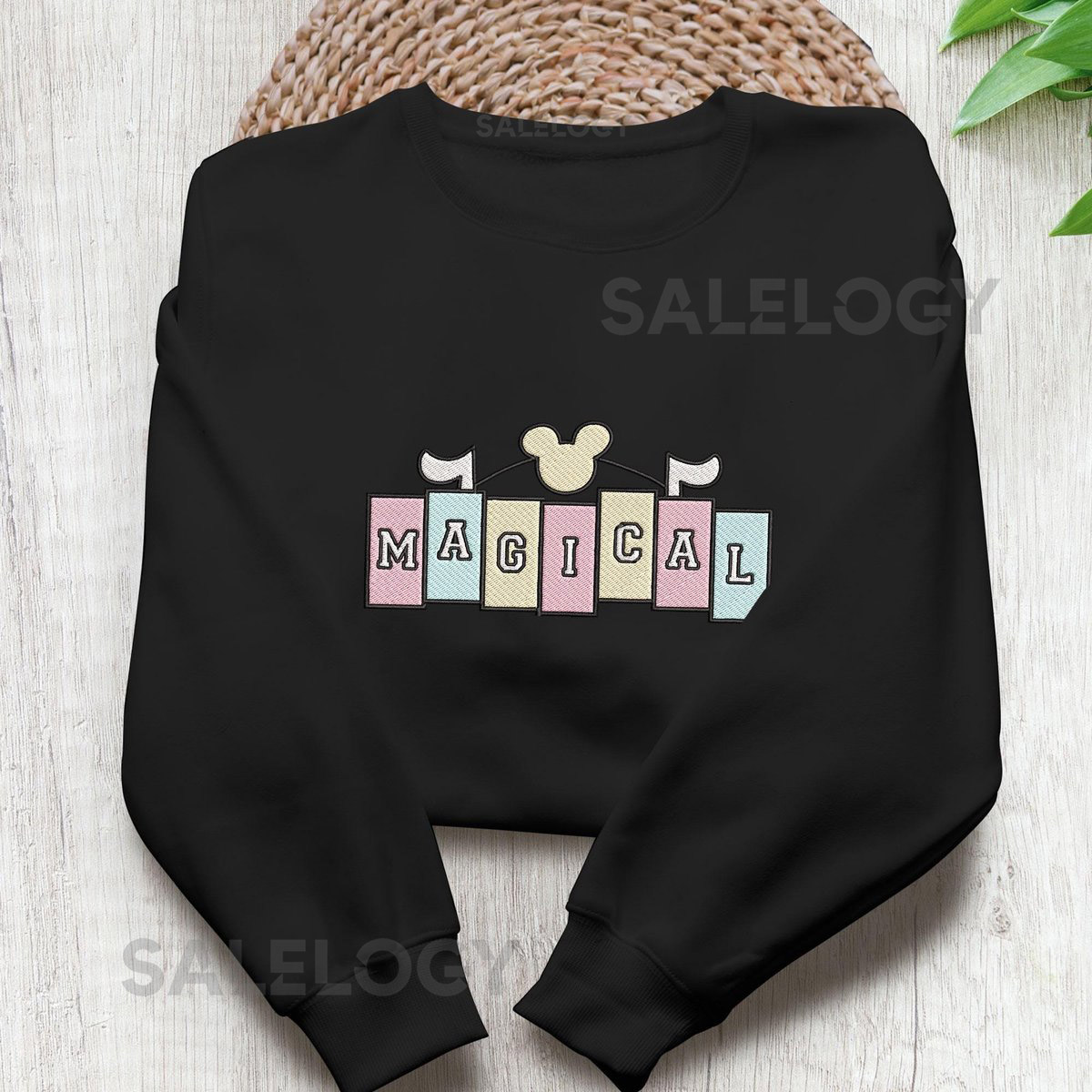 Magical Pastel Park Snacks Embroidered Sweatshirt Happiest Place On Earth Sweater Magical Castle Shirt Mouse Castle Shirt_81
