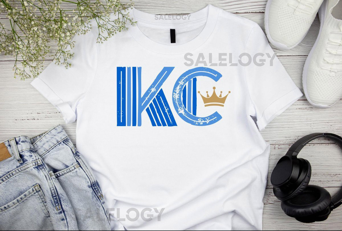 Adult Unisex KC Royals t-shirt Royals KC Crown Baseball Season KC Baseball Royals Baseball_21