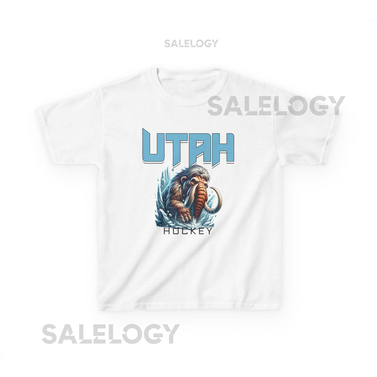 Utah Mammoth Hockey Kids T shirt NHL Fan Tee_621