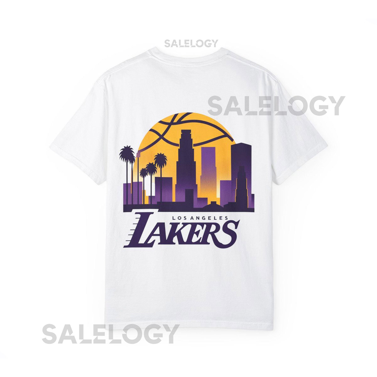Los Angeles Lakers T-Shirt Garment-Dyed NBA Fan Tee_295