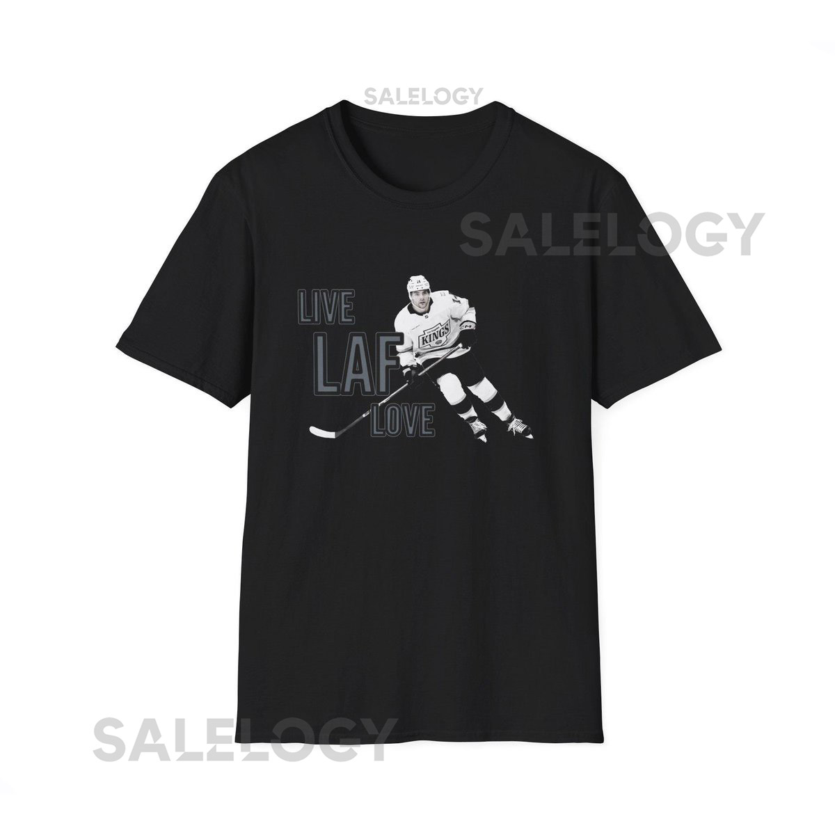 Alex Laferriere LA Kings Live Laf Love Shirt -- Los Angeles Kings Tee - Unhinged - Unisex Oversized T-Shirt_13