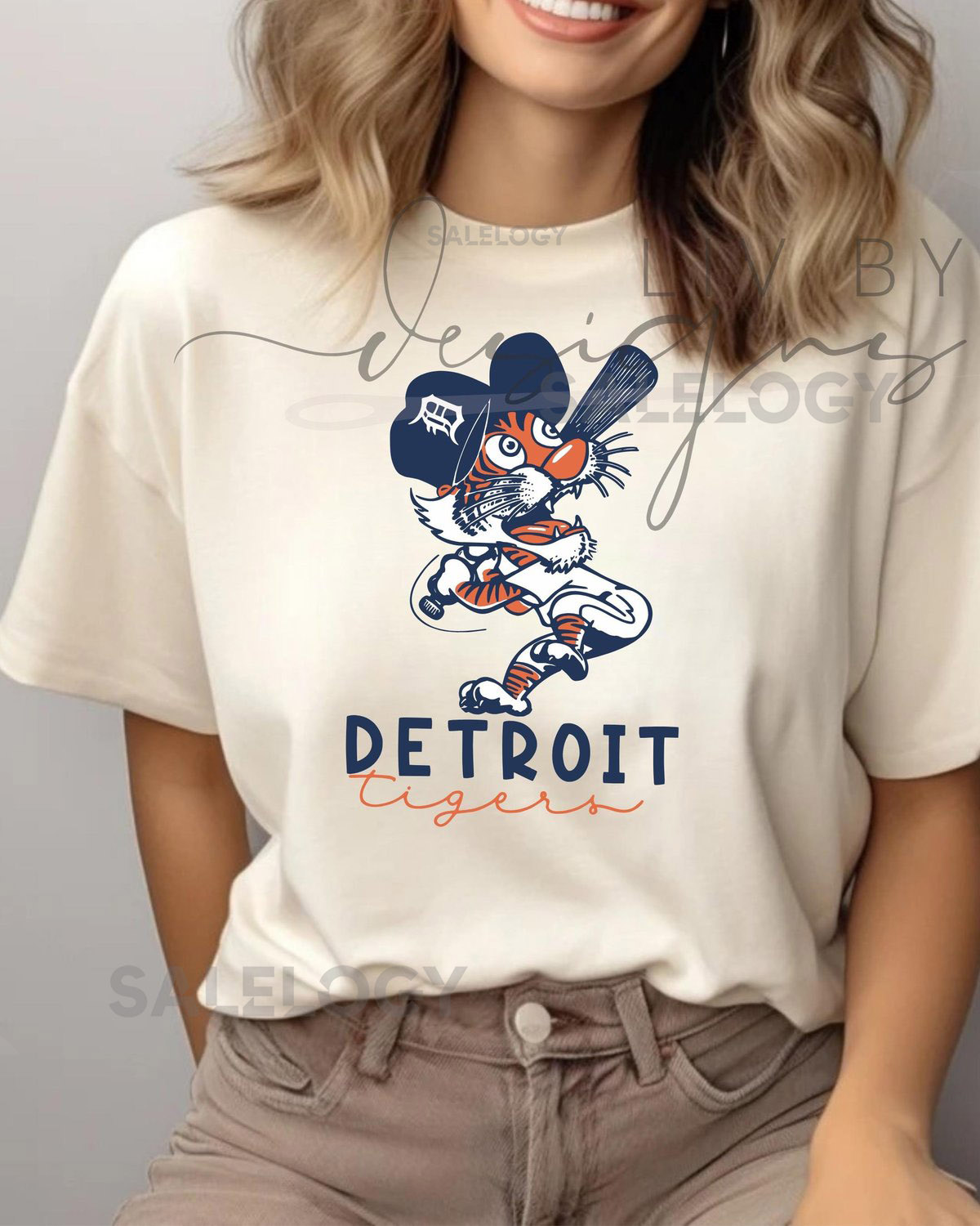 Detroit Baseball Comfort Colors Tee Vintage Tiger Graphic Shirt DTF Transfer T-Shirt Retro Sports Fan Gift Game Day Top_114