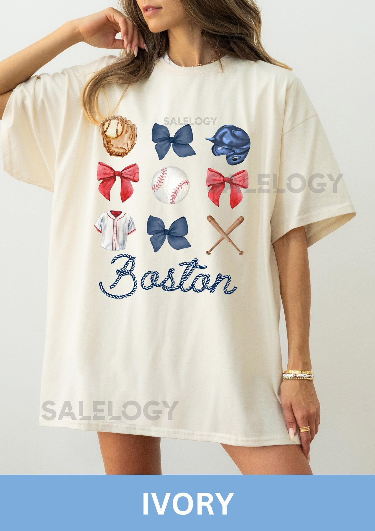 Boston Baseball Comfort Colors Shirt Boston Baseball Shirt Baseball Bow Boston Bow Shirt Boston Fan Game Day Baseball Coquette_147