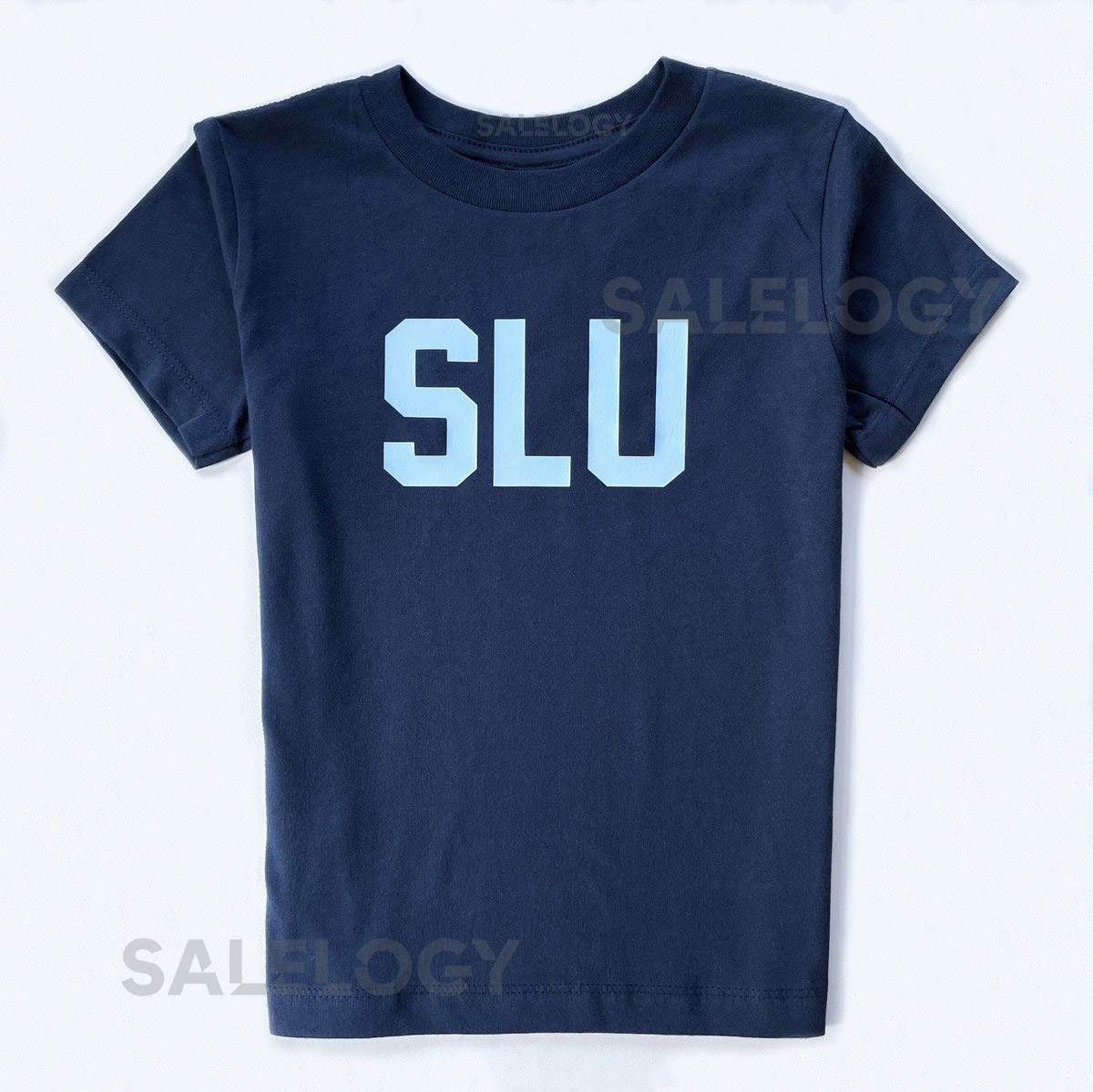 SLU KIDS TEE   Saint Louis University Children's T Shirt   St. Louis U Sweatshirt   Francis Xavier College Church Print   Billikens Gifts_483