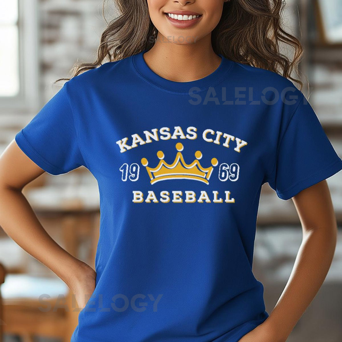 Kansas City Royals Unisex Crewneck Baseball Fan T-Shirt_437