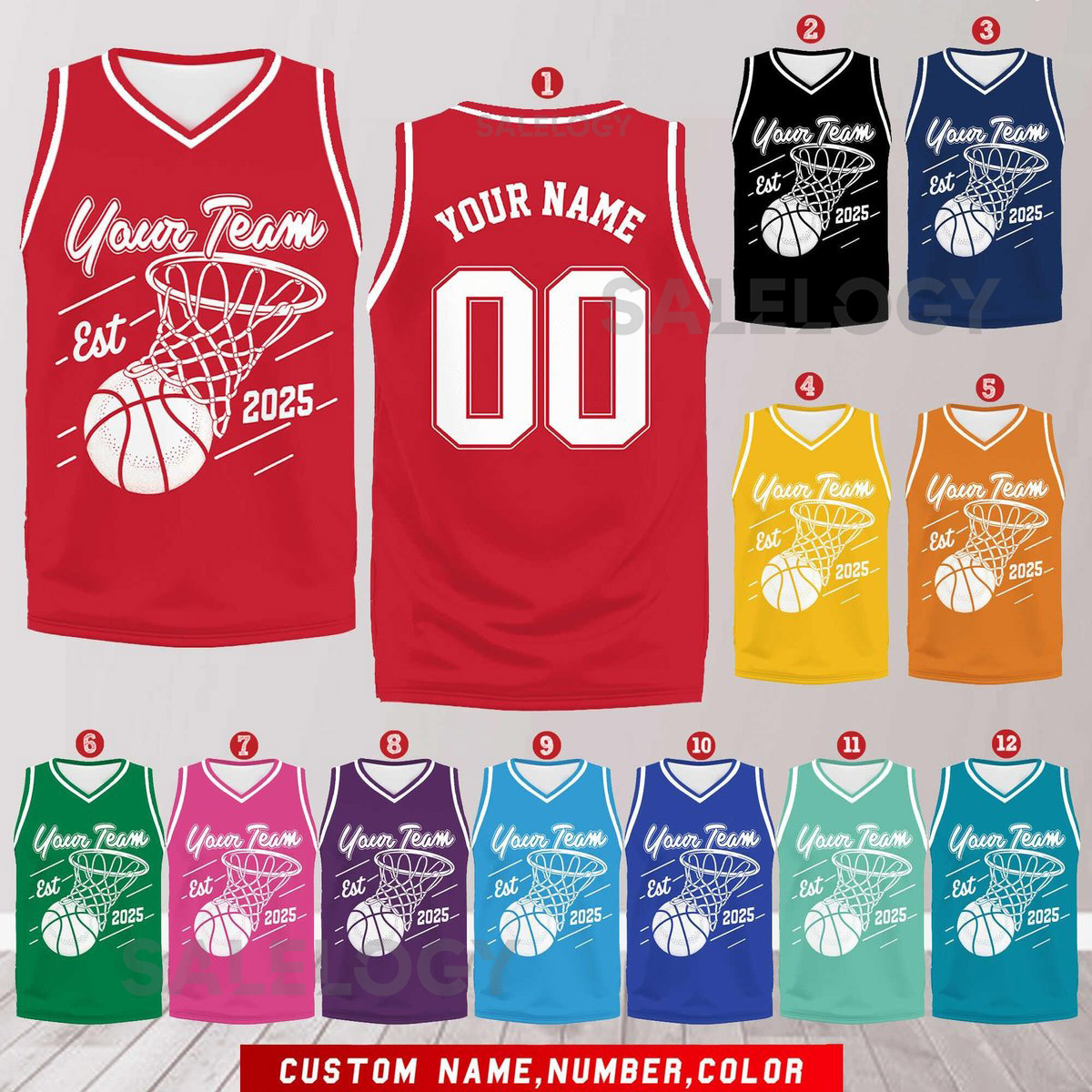 Custom Basketball Jersey Team Name Number Personalized Adult Youth Kid Basketball Jersey Game Day Outfit Custom Basketball Shirt_92