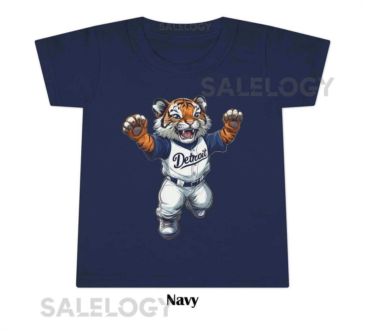 Detroit Tigers Toddler Tee Gildan Kids Shirt Available in 5 Sizes 9 Colors_252