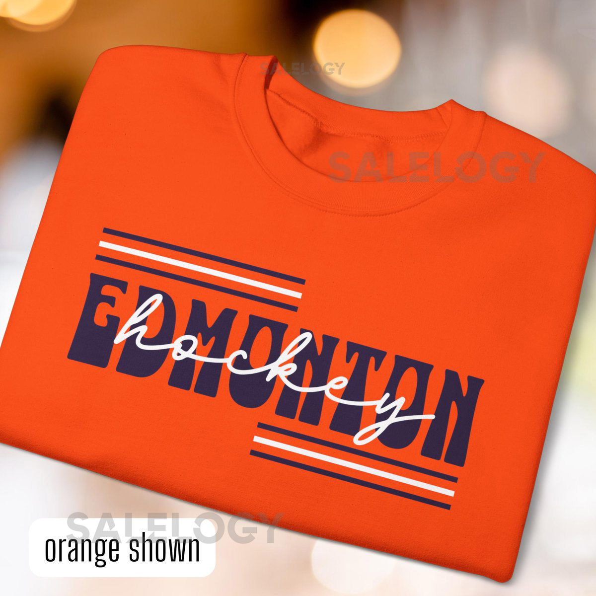 Edmonton Hockey Sweatshirt Vintage Edmonton Hockey Crewneck Retro Edmonton Hockey Shirt Retro Edmonton Ice Hockey Hockey Fan Sweater_47