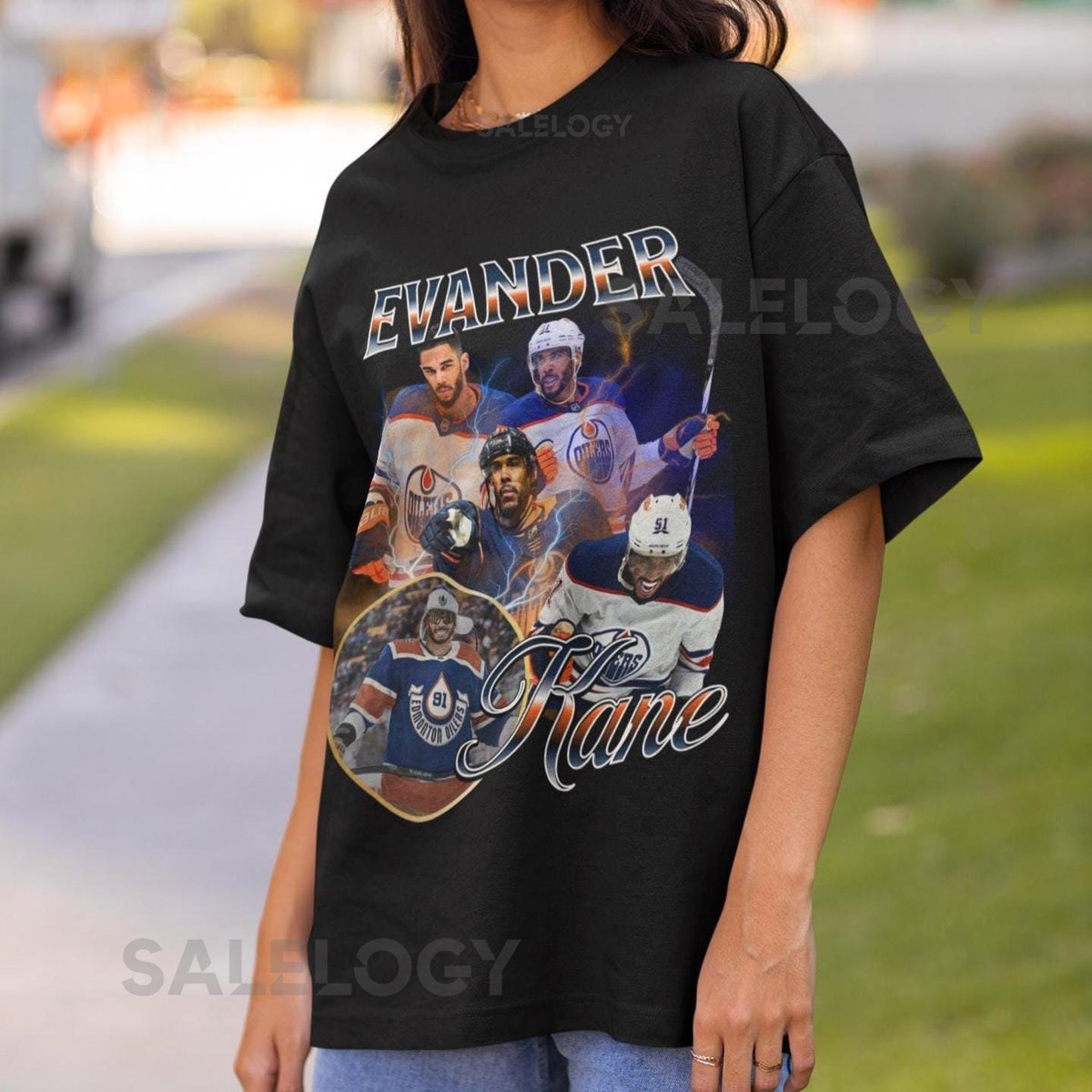 Evander Kane Shirt Vintage 90s Edmonton Oilers NHL Fan Hockey Design Retro Bootleg Gift Classic Graphic Tee Unisex T-Shirt Limited Edition_153