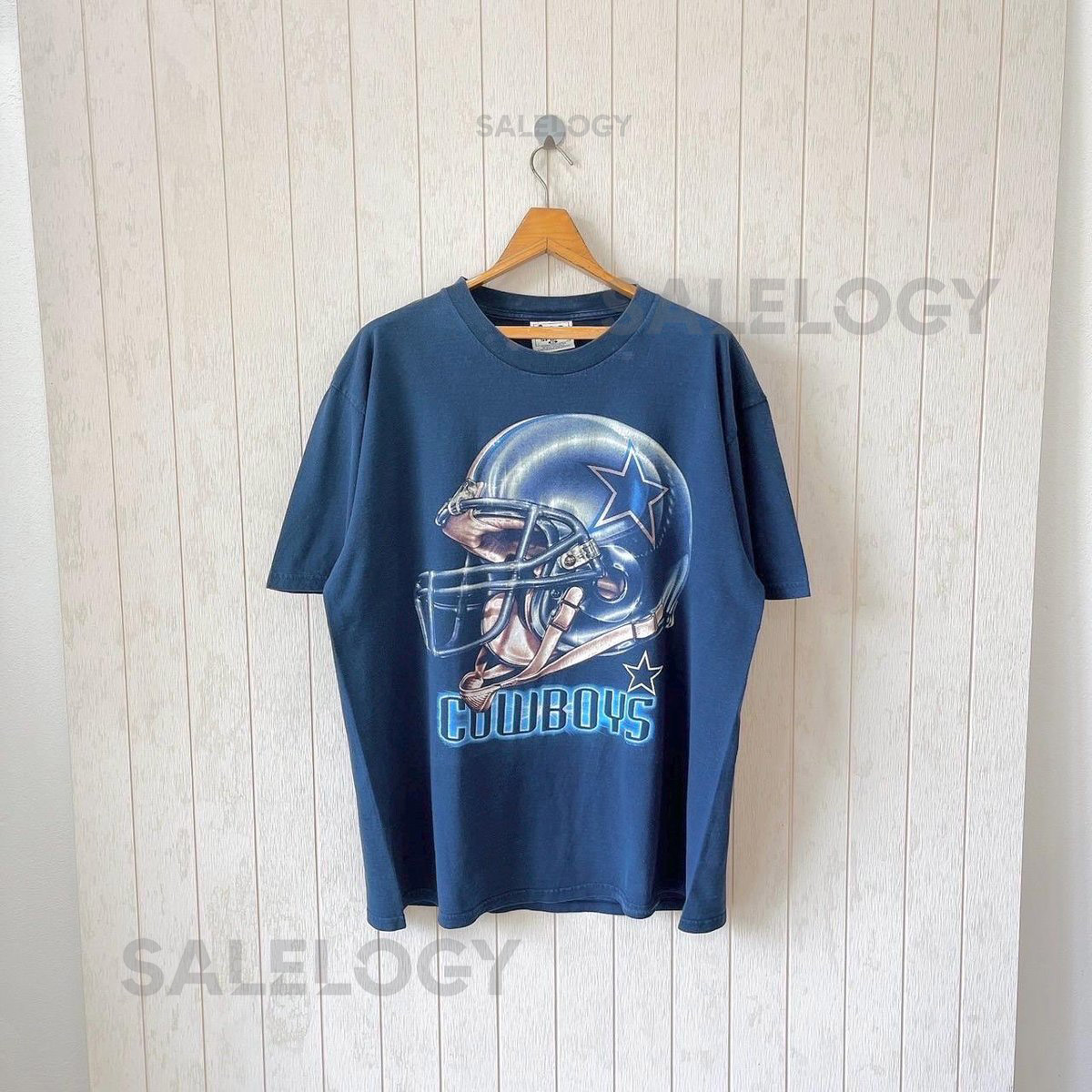 Vintage 90s Dallas Cowboys T-Shirt - Lee Sport NFL Blue XL_502