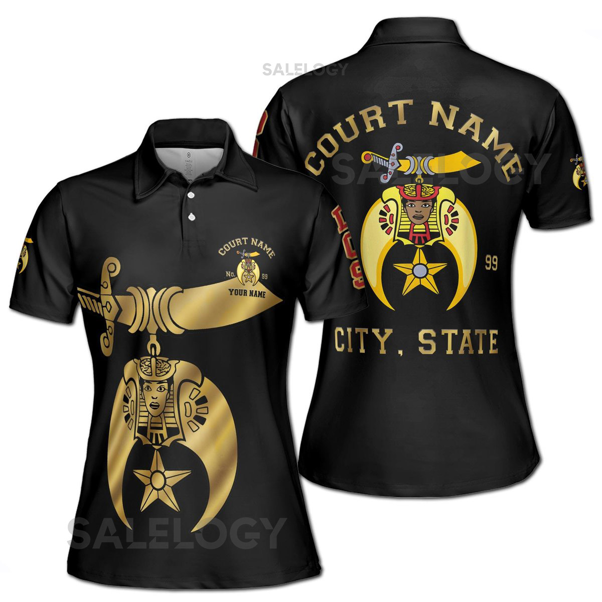 Customized DOS Daughter of Sphinx Women's Polo Shirt S-5XL_413