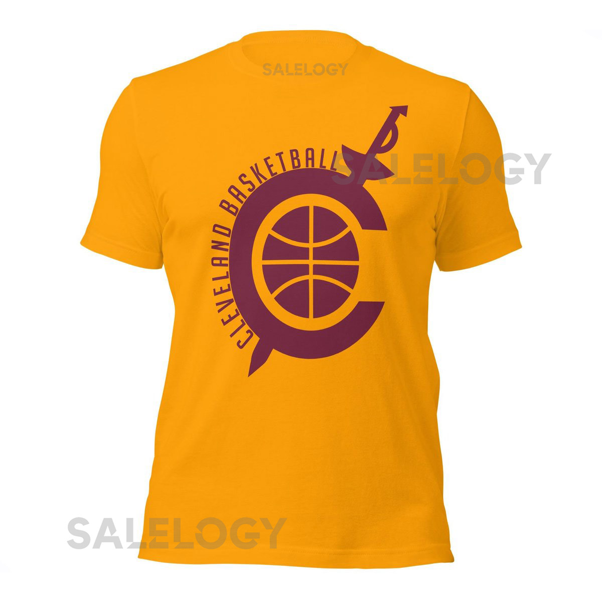 Cleveland Basketball T-Shirt Crew Neck Vintage CLE Sports Fan Gift Sports Apparel_273