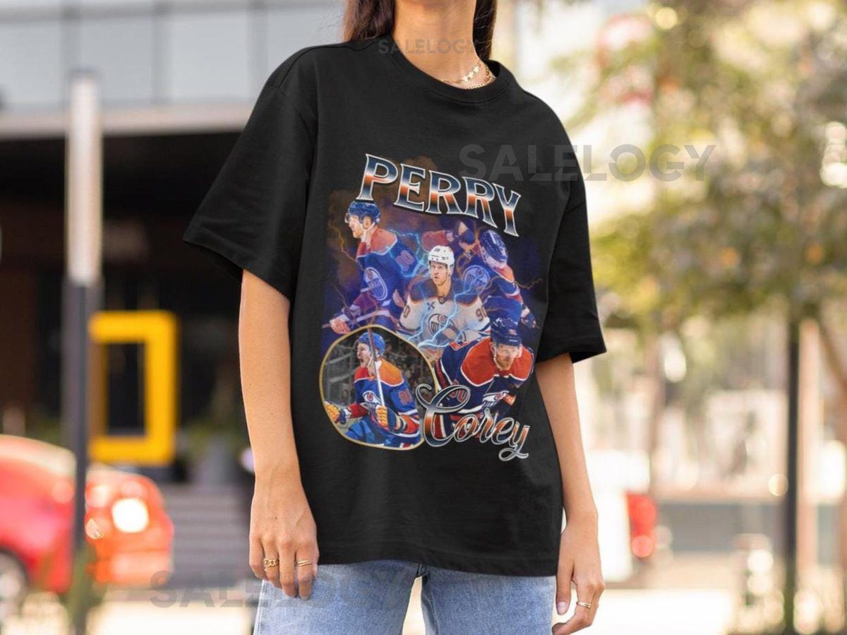 Corey Perry Shirt Vintage 90s Edmonton Oilers NHL Fan Hockey Design Retro Bootleg Gift Classic Graphic Tee Unisex T-Shirt Limited Edition_110