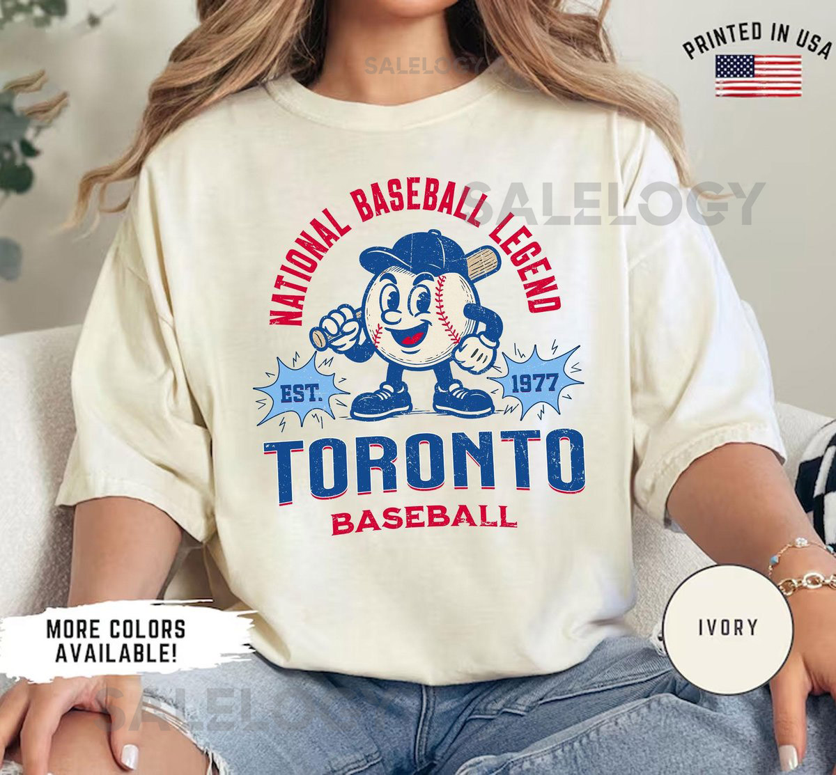 Comfort Colors Toronto Baseball T-ShirtRetro Toronto Baseball ShirtToronto Game Day ShirtToronto Sports ApparelGift fan T-shirt_377