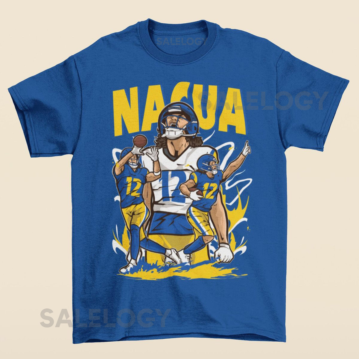 Puka Nacua Cartoon T-Shirt_668