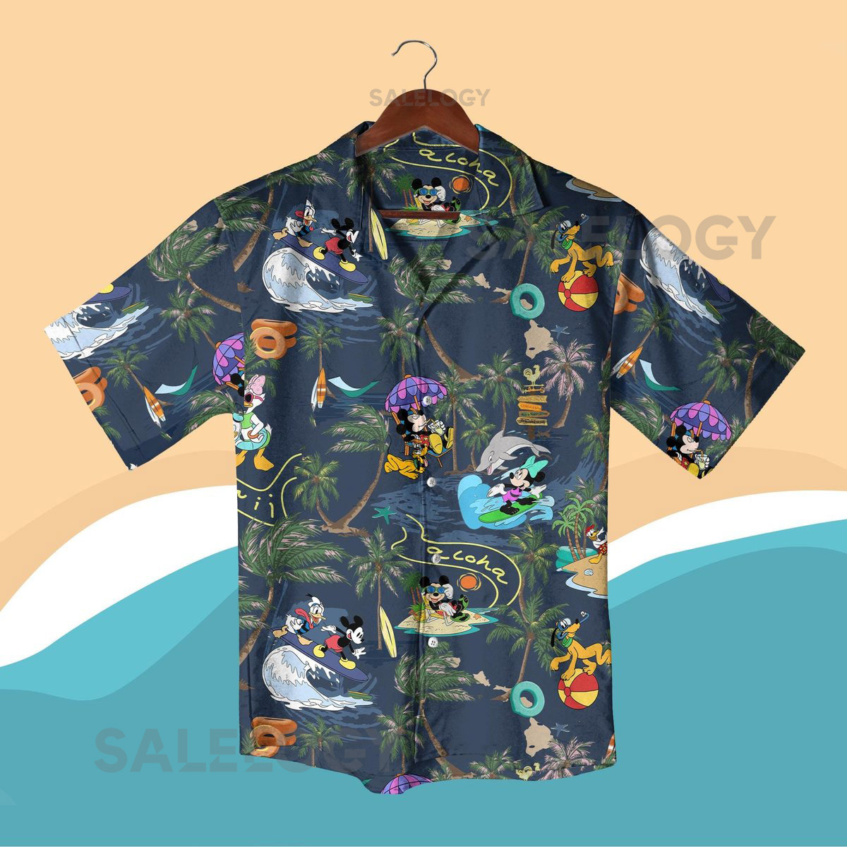 Mickey and Minnie Hawaiian Shirt Hawaii Shirt Summer Vibes Aloha Button Up Shirt Aloha Shirt Family Trip Hawaii_142