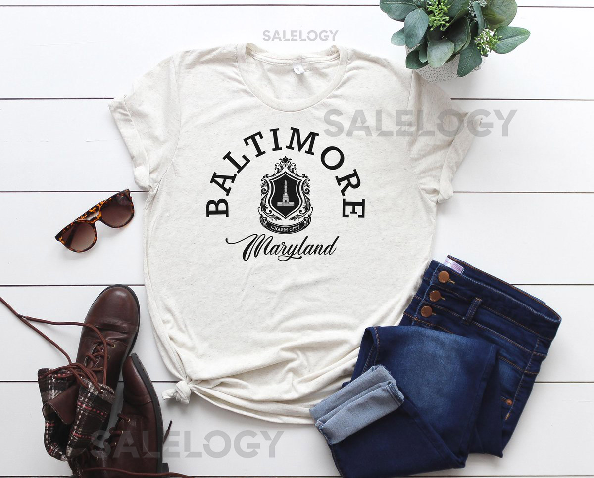 Baltimore Tee Baltimore Shirt Maryland Baltimore Baltimore gift Baltimore fans Baltimore home Maryland state_126