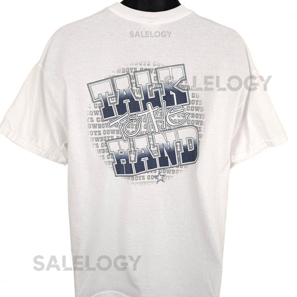 Vintage Dallas Cowboys T Shirt Mens Size XL White 90s Y2K NFL Football_546