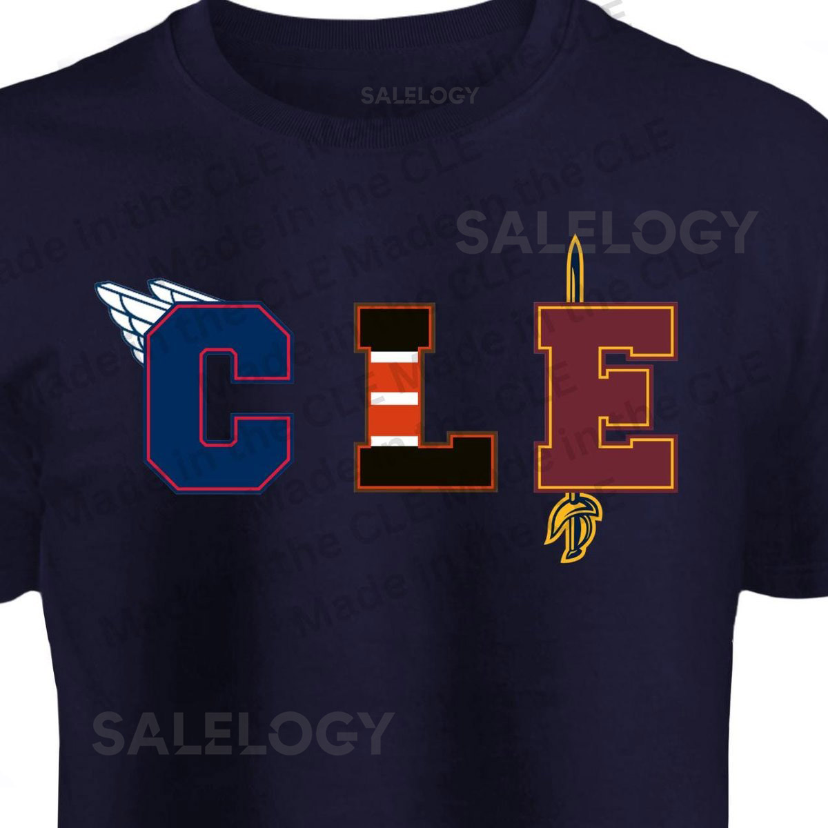 CLE Sports Teams T-Shirt with Guardians_255