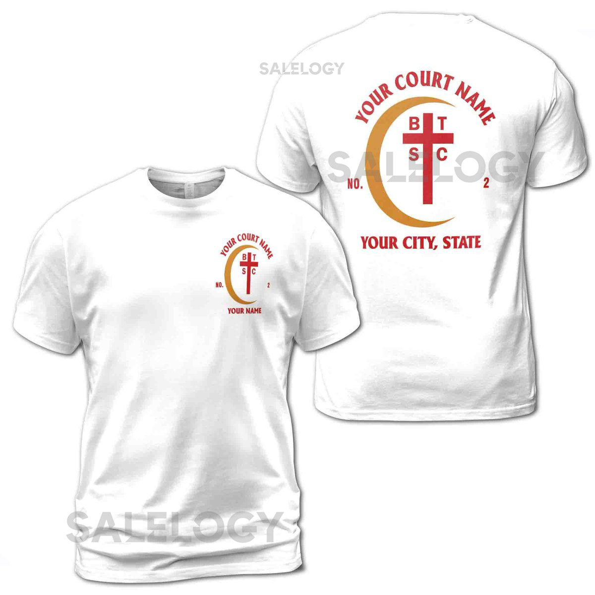 Personalized Council of Crusaders Masonic Unisex T-shirt S-5XL_230