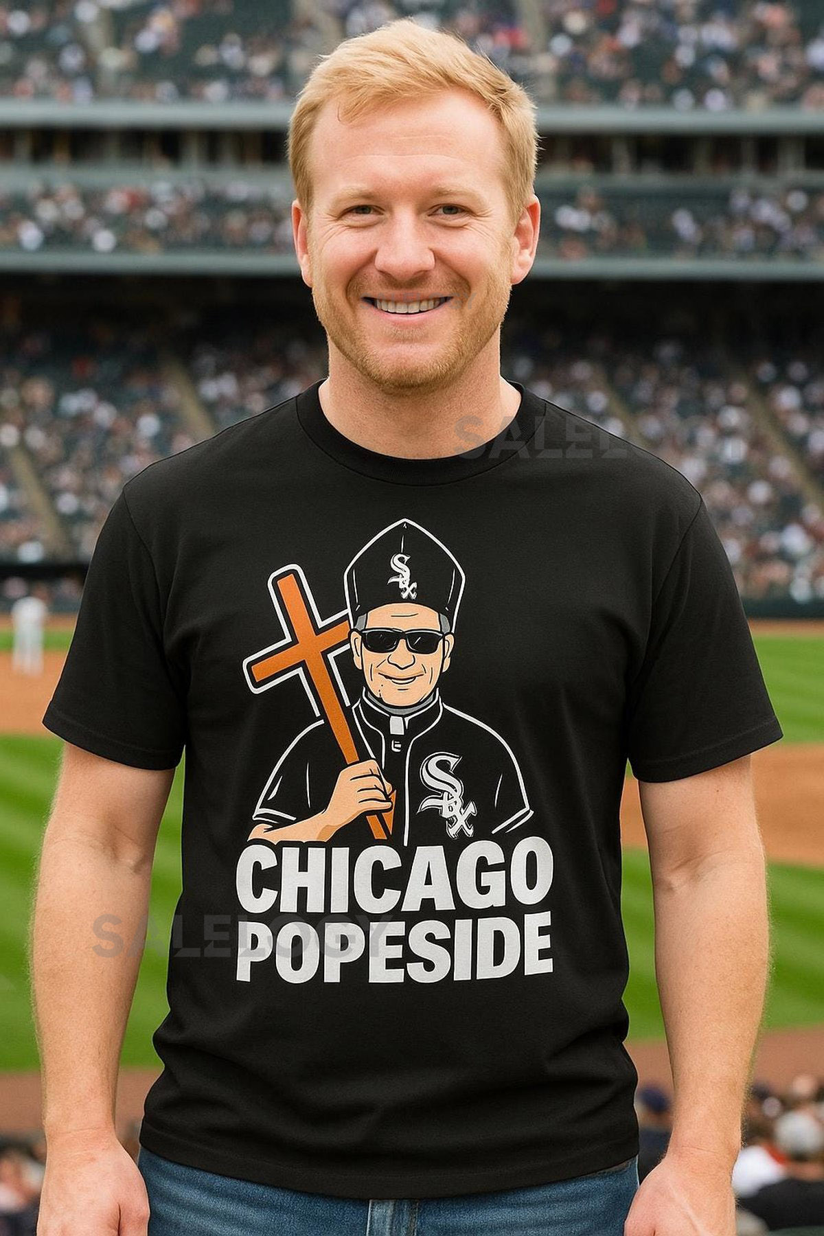 Chicago Popeside TShirt Unisex Chicago White Sox Pope Leo XIV TShirt Pope Robert Prevost Shirt Pope Leo TShirt Chicago Pope Leo XIV Shirt_223