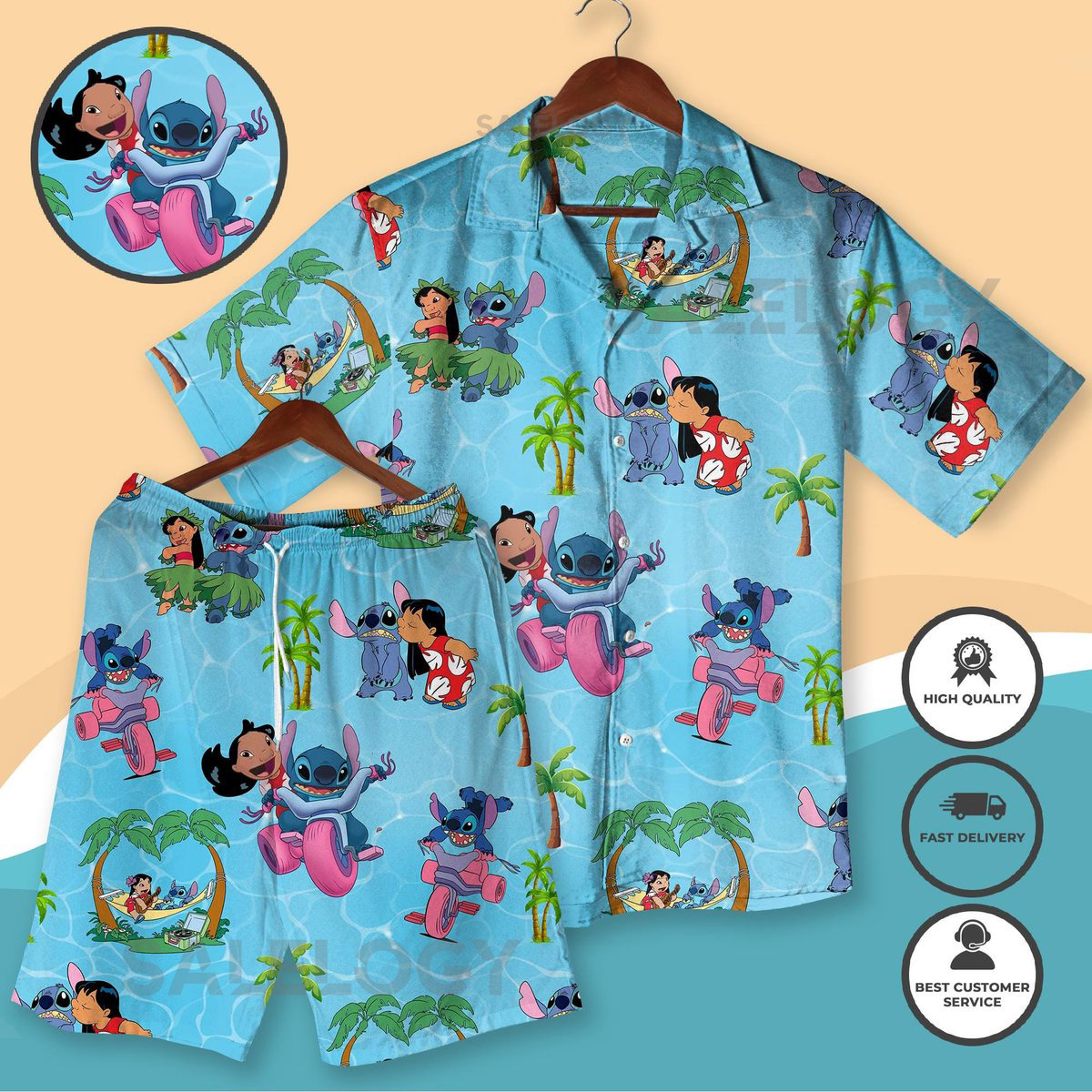 Stitch Hawaiian Shirt Lilo Stitch Hawaiian Shirt Beach Shirt hawaiian style vacation shirt for family matching Disneyland Trip 2025_263