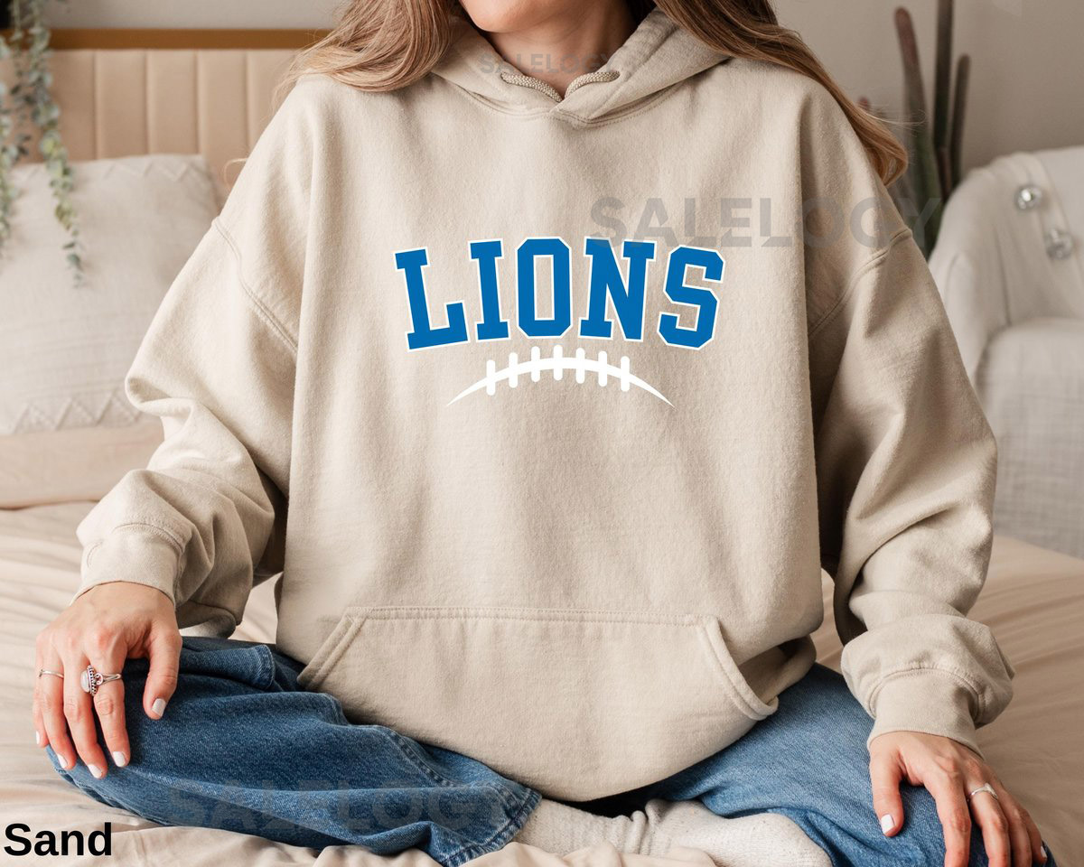 Detroit Lions Retro Style T-Shirt Football Fan Apparel_187