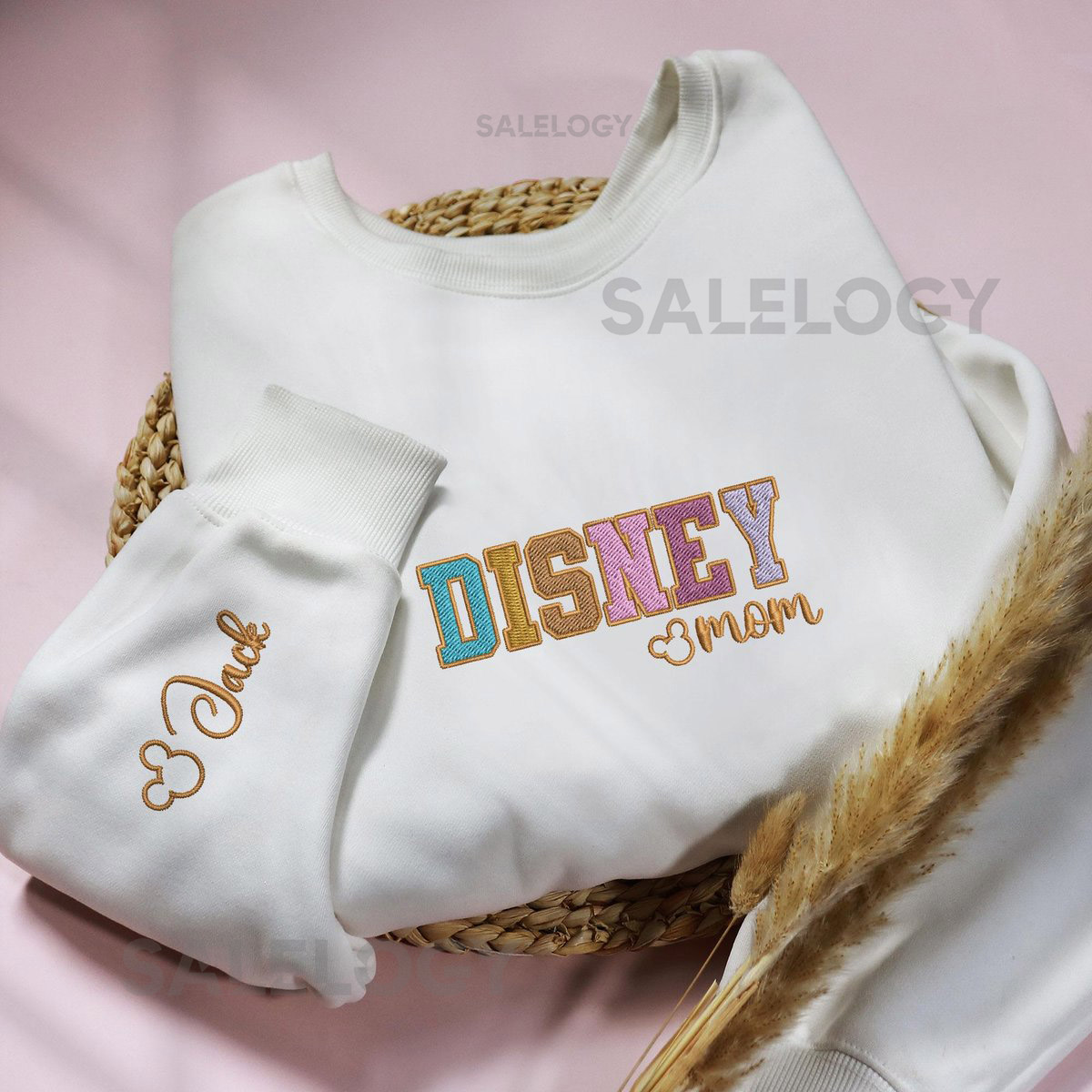 In my Mom Era Embroidered Sweatshirt Mom Shirt new Mom Embroidered Sweater Crewneck Sweatshirt_67