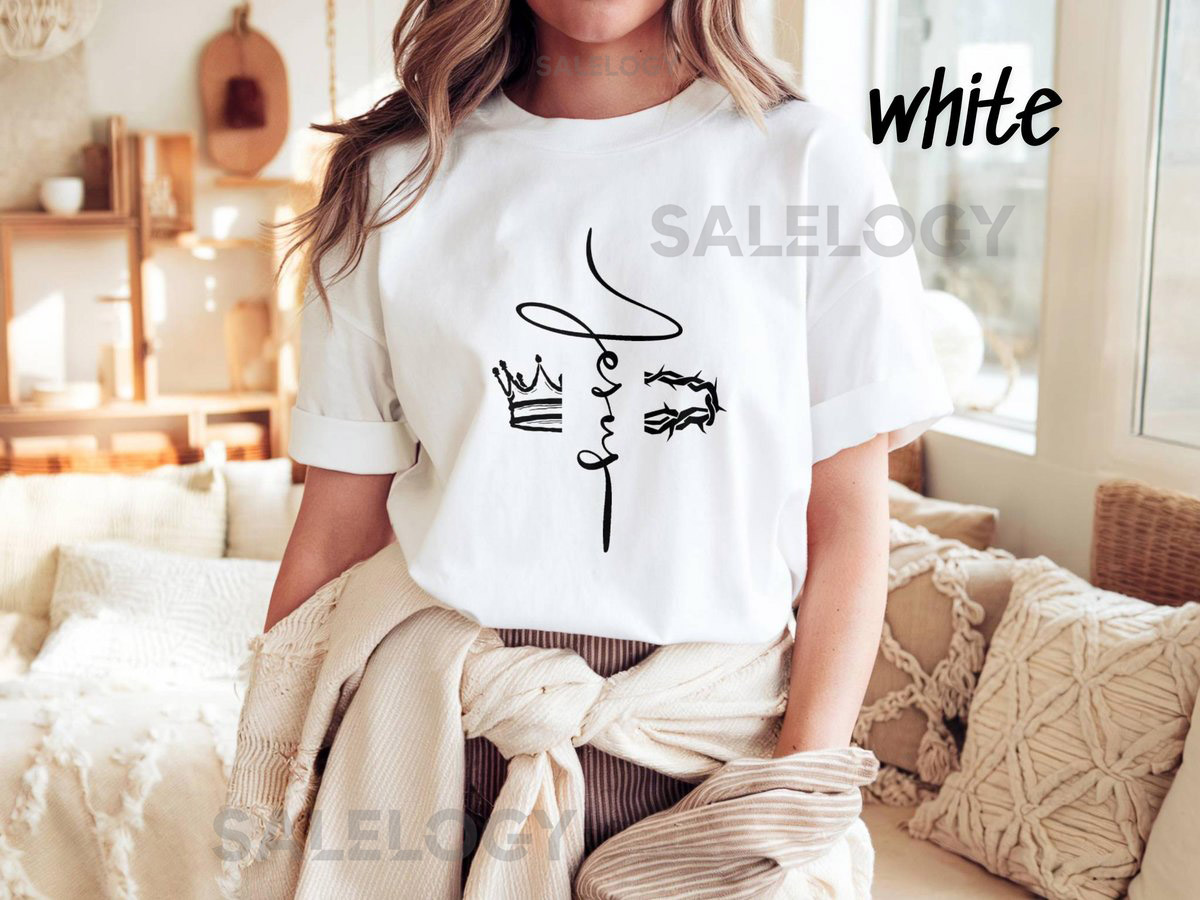 Christian Unisex Softstyle T-Shirt Jesus King Shirt Religious Tee Christian Apparel Faith Top_83