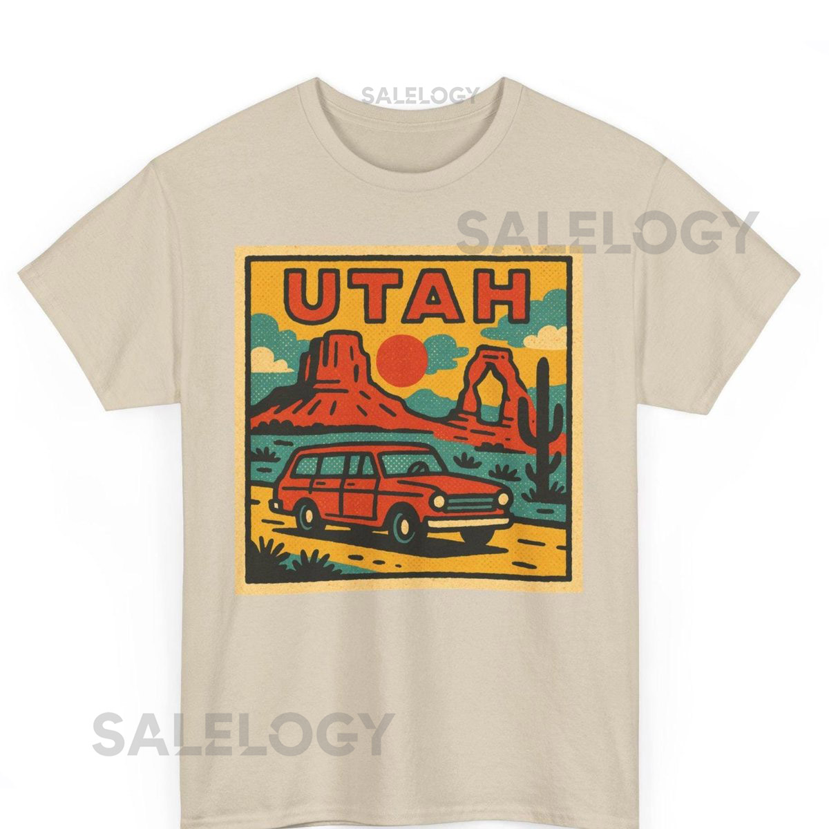 Utah Retro Comic T Shirt Vintage National Park Graphic Tee_632