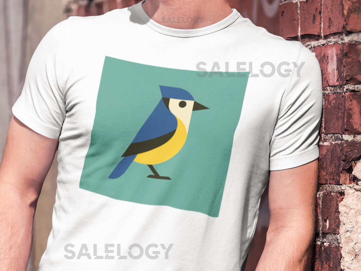 Bluejay Bird T-Shirt Unisex Nature Apparel Eco-Friendly Cotton_94
