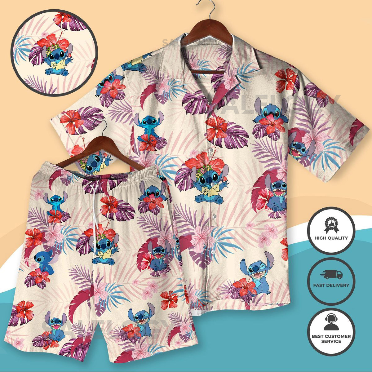 Funny Stitch Hawaiian 4th Of July Shirt Summer Aloha Shirt Funny Stitch Vacation Shirt Stitch Summer Shirts Stitch Hawaii Shirt For Men_79