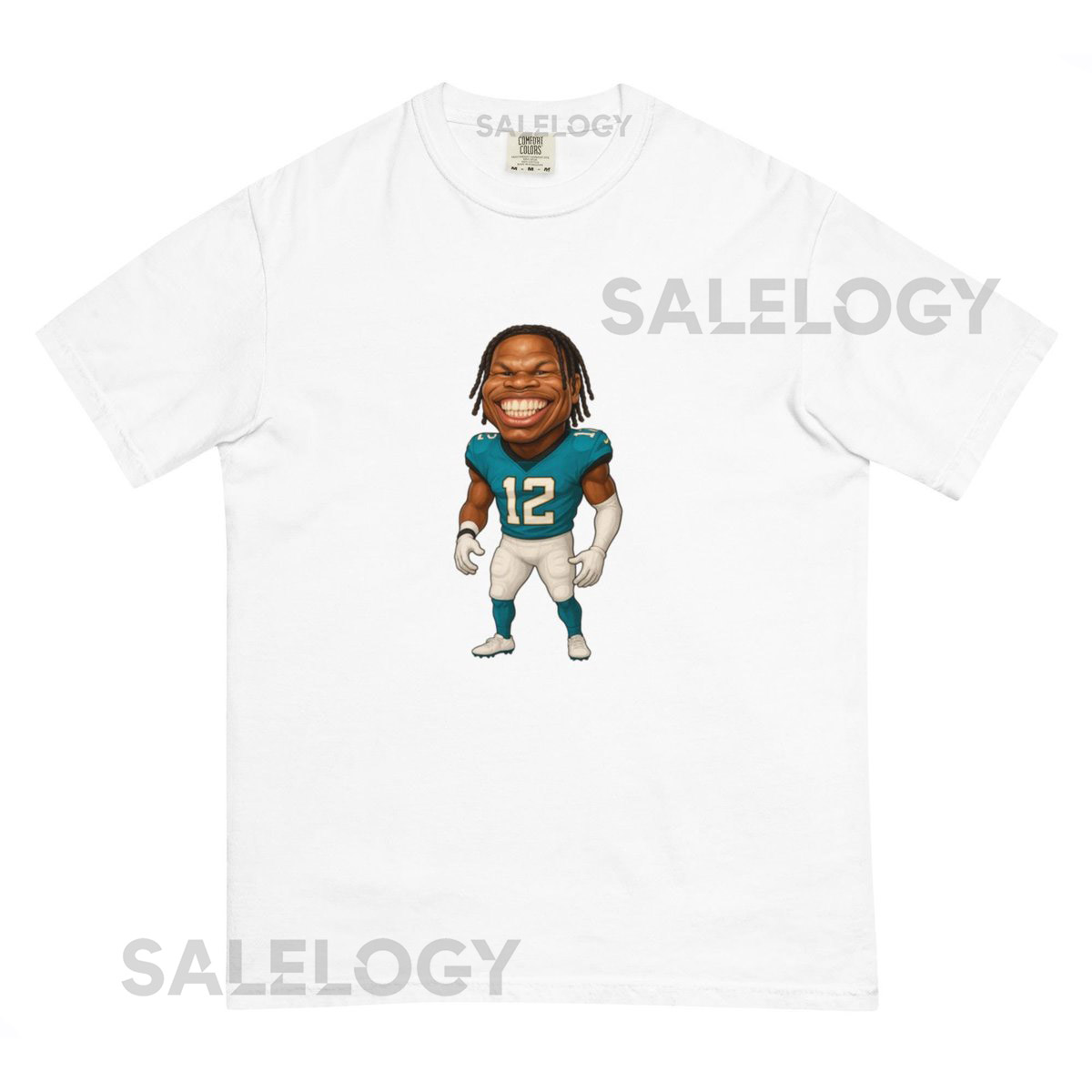 Jacksonville Jaguars Travis Hunter Unisex garment-dyed heavyweight t_671