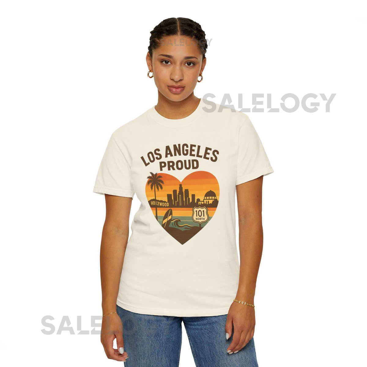 Los Angeles Proud T-Shirt Vintage California Tee Los Angeles California T-Shirt Southern California Tee SoCal LA Los Angeles Spirit_298