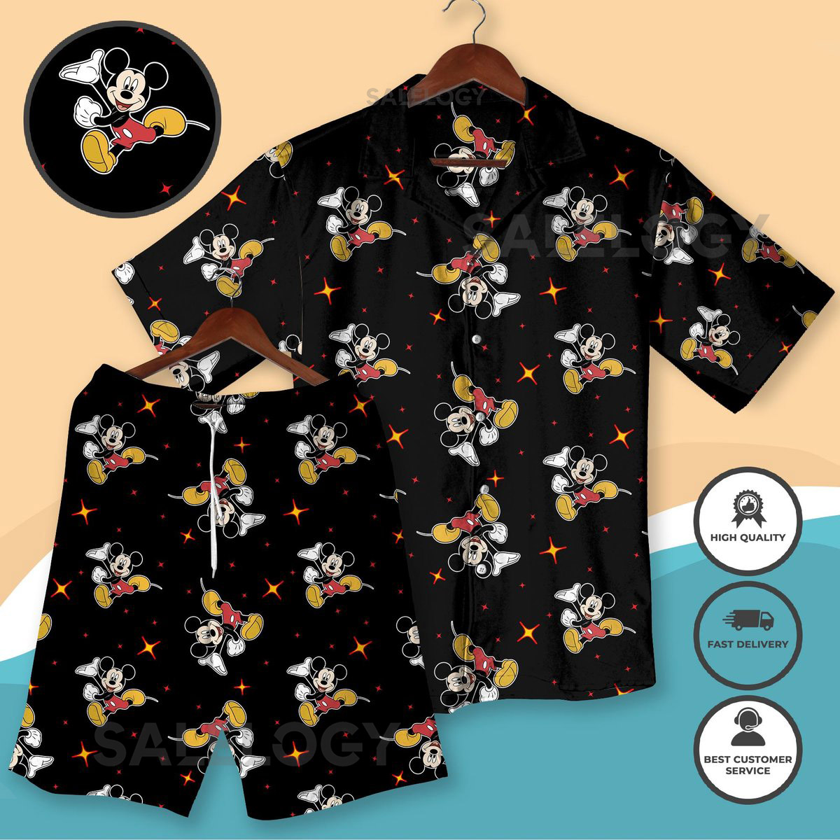 Mickey Mouse Hawaiian Shirt Vacation Shirt Aloha Shirt Black Mickey Summer Tee mickey Hawaii Shirt Summer Shirt Vacation_180