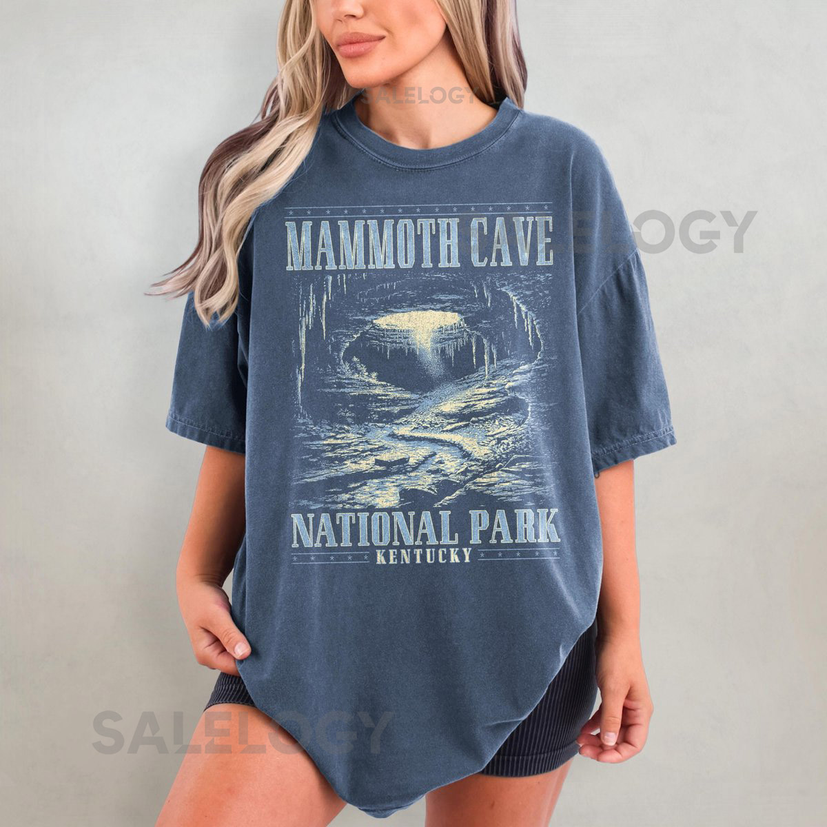 Mammoth Cave Shirt Vintage National Park Comfort Colors T Shirt Retro Kentucky Tshirt Oversized Granola Girl Shirt Nature Graphic Tee_269