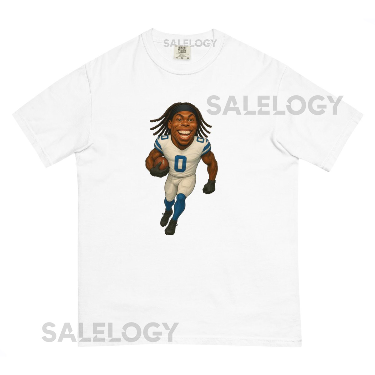 Detroit Lions Jahmyr Gibbs Unisex garment-dyed heavyweight t-shirt_261