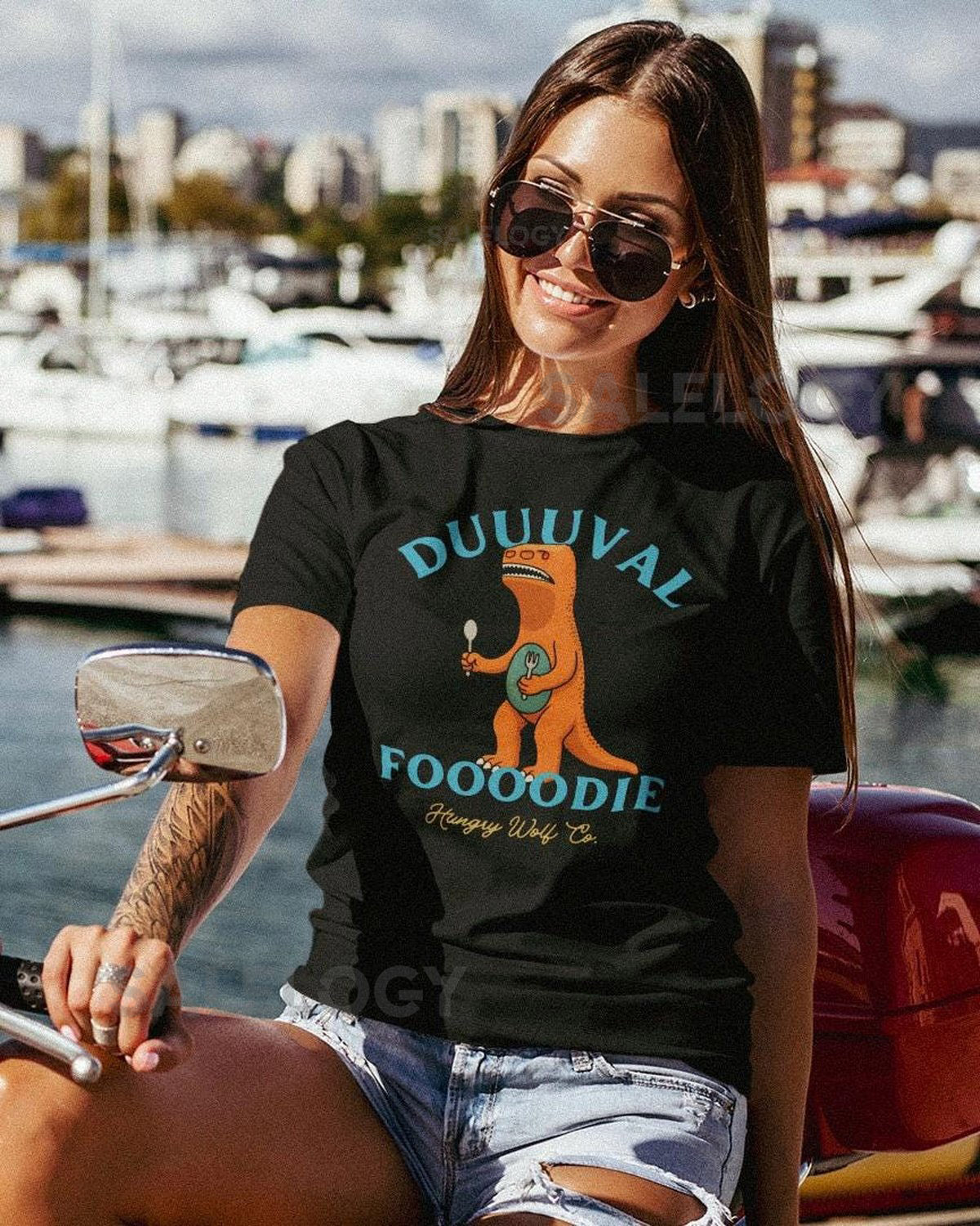 Duuuval Foooodie T-Shirt Jacksonville Jaguars Football Inspired Foodie Shirt Funny Local Food Lover Tee Premium Unisex _97