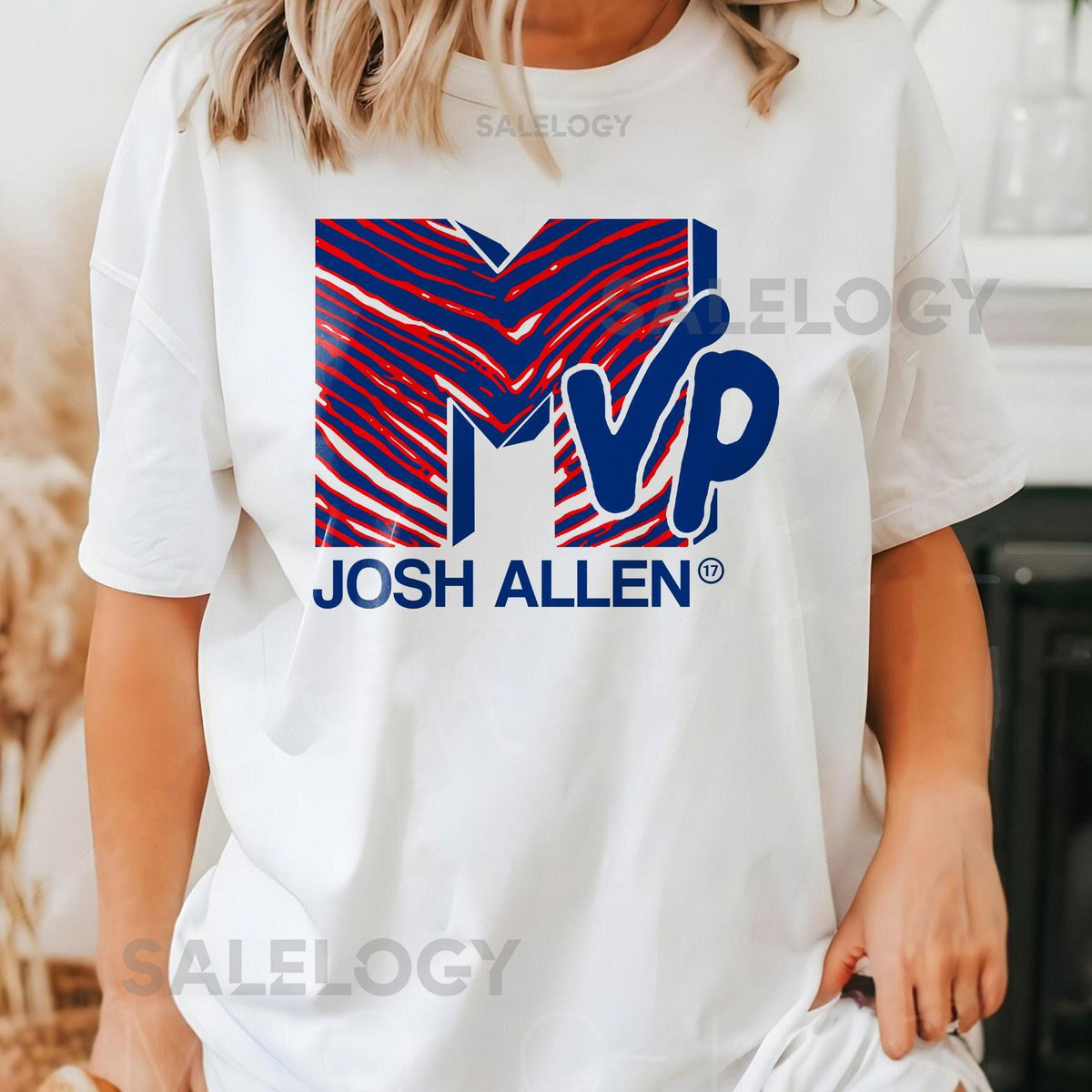 Josh Allen 17 MVP Tee Football Game Day Shirts Sports Fan T Shirt Go Bills Shirt Football Shirt Josh Allen MVP Sports Unisex TShirt_719