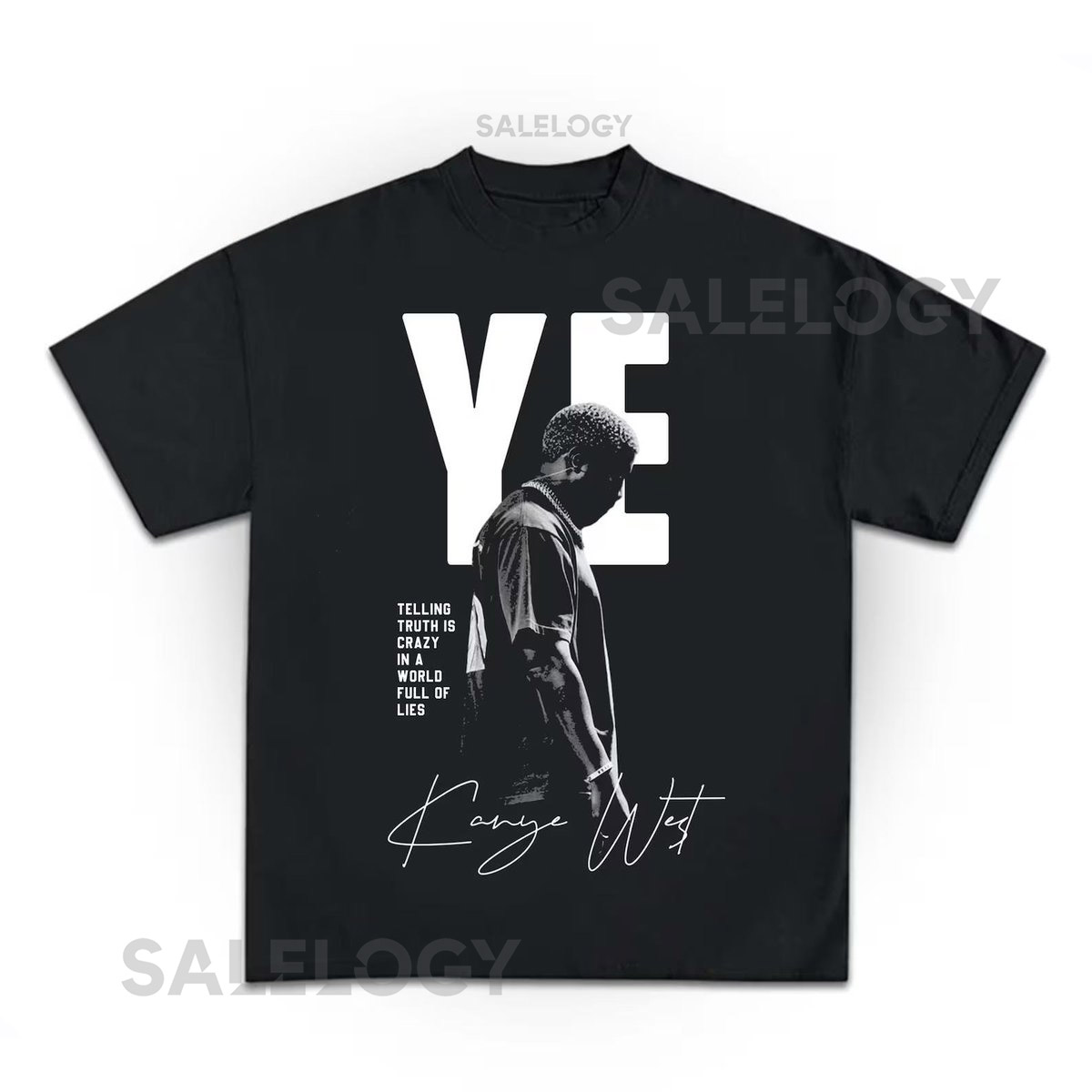 Kanye West Retro Shirt Vintage 90s Bootleg Graphic Style T-Shirt Kanye West Shirt Kanye West Rapper Shirt Unisex Heavy Fashion Tees_218