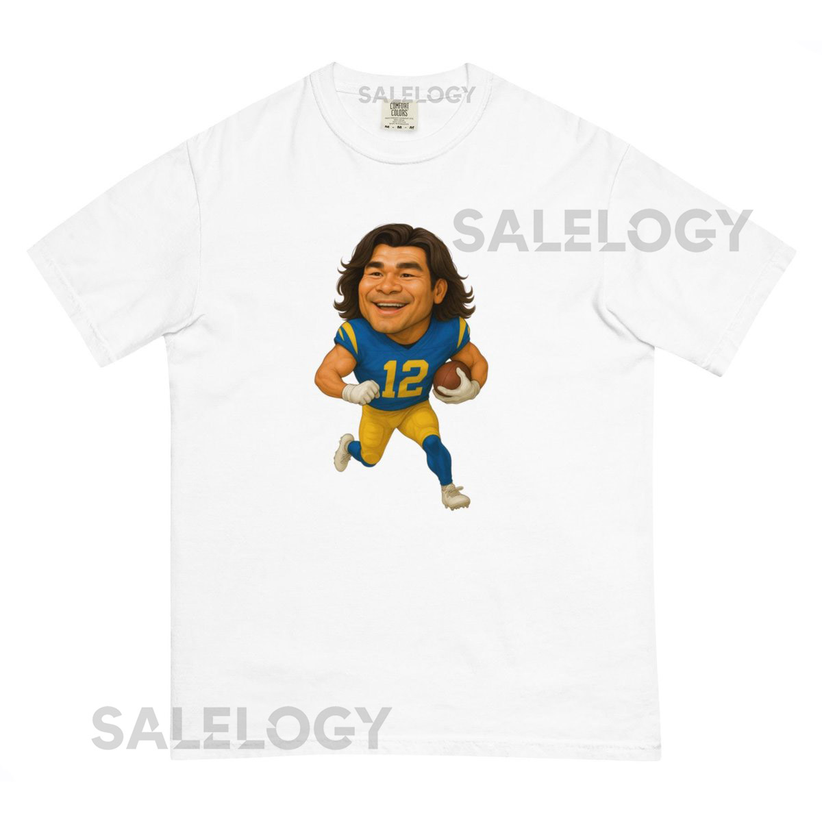 Los Angeles Rams Puka Nacua Unisex garment-dyed heavyweight t-shirt_587