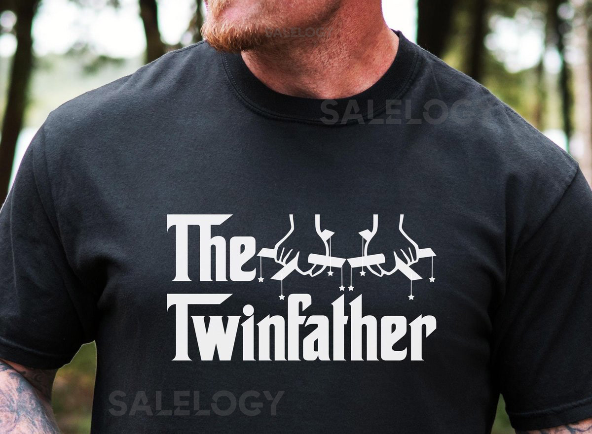 The Twinfather Shirt Funny Dad of Twins Tee Twin Dad Gift Fathers Day Shirt Twin Pregnancy Announcement New Dad Gift Comfort Colors_789