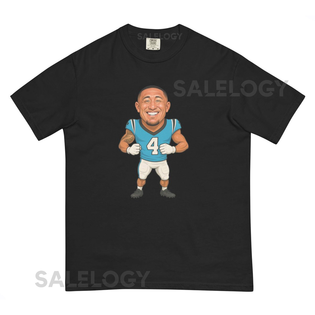 Carolina Panthers Tetairoa McMillan Unisex garment-dyed heavyweight t-shirt_403
